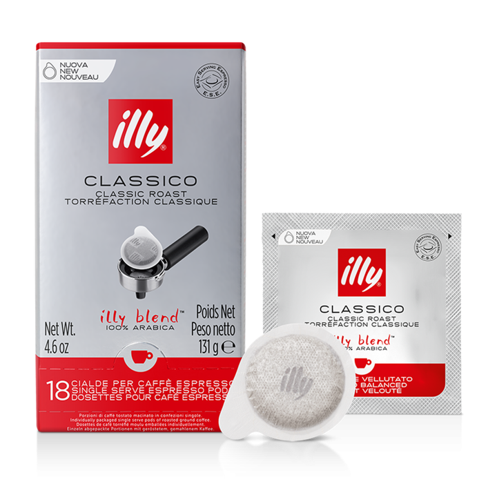 Café illycaffè CLÁSSICO Cx18 sachês 