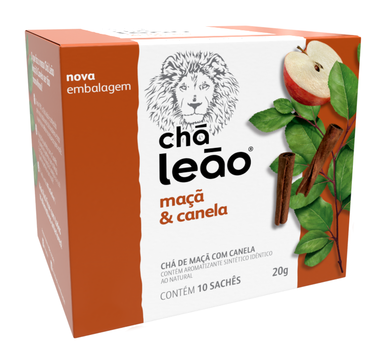 Chá LEÃO Maçã com Canela c/20 saches